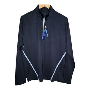 AHEAD Performance Men’s Size Medium Black Quarter Zip Athletic Pullover New